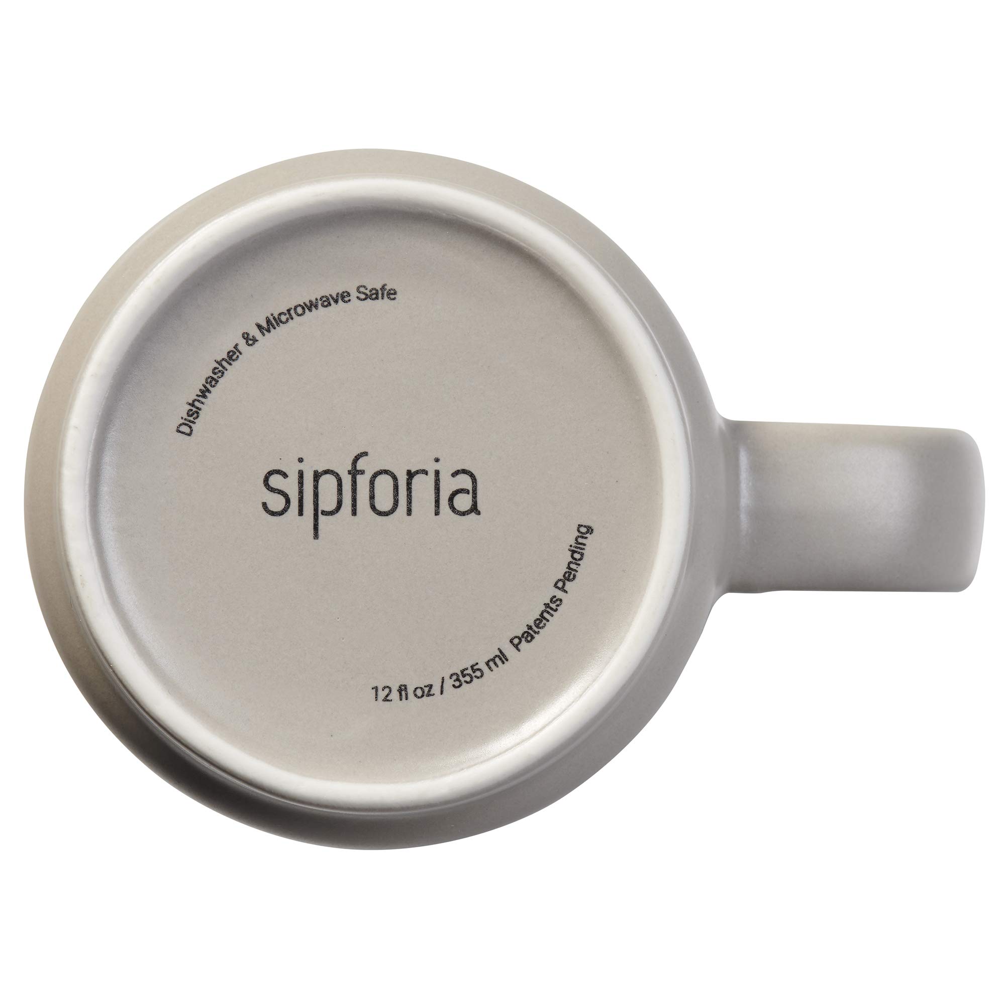 Amazon.com: Sipforia 12 oz. Coffee and Tea Mug | New Bone China